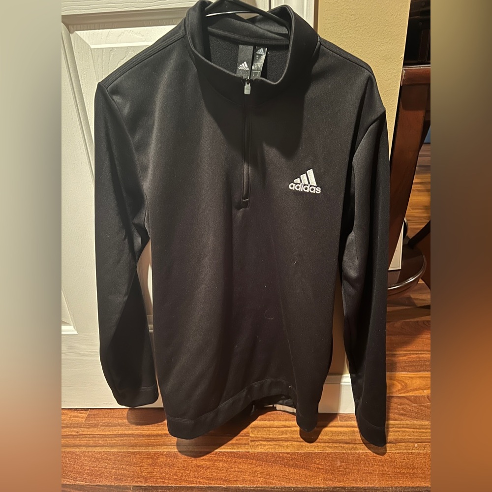 Adidas Men’s Lightweight Thermal Q-zip, size Medium
